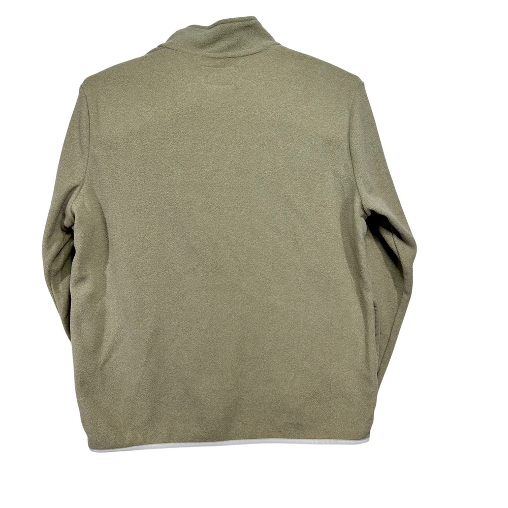 Goodfellow & Co Tan Fleece Quarter Zip Pullover Mock Neck Sweatshirt Large NEW - Picture 4 of 8